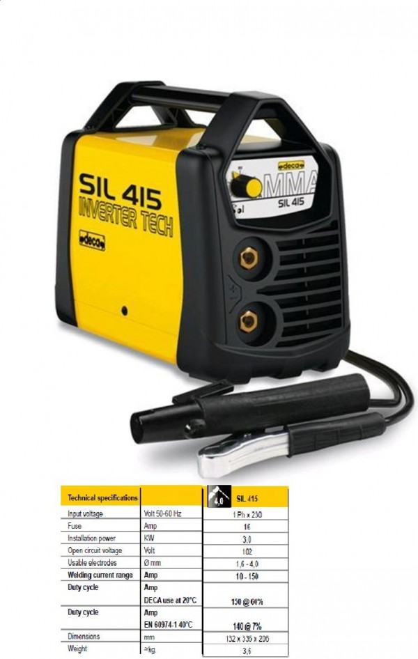 DECA aparat za zavarivanje  SIL 415(150A)  